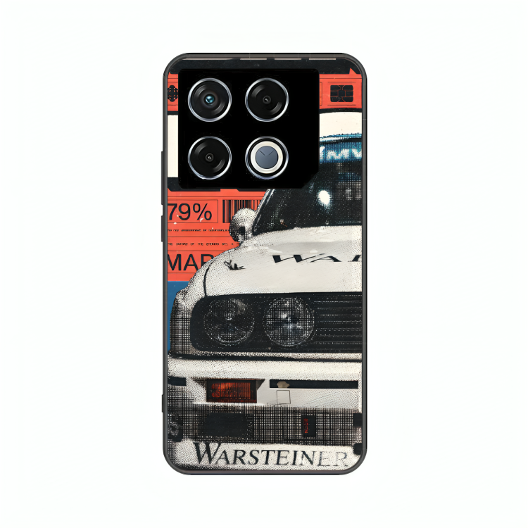 Infinix GT 20 case featuring 'Time Machine Without Time' Artwork by Libaadah – premium artistic design with metal-glass finish