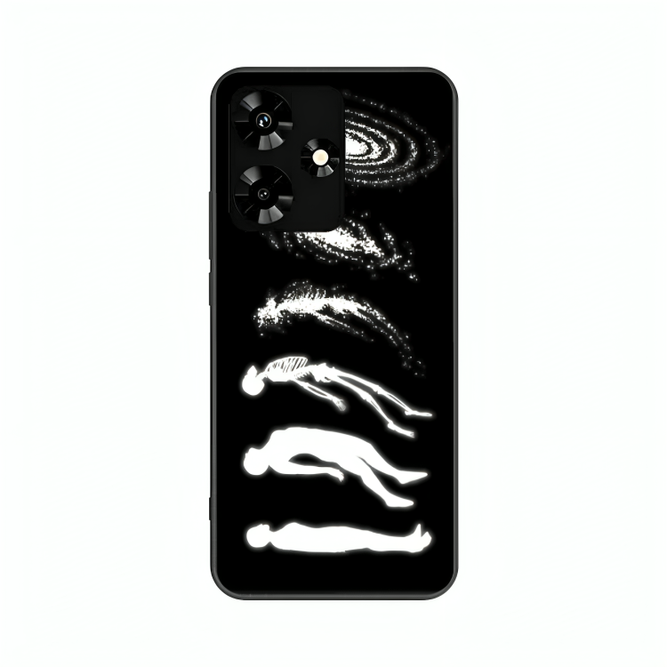 Infinix Hot 30 case featuring 'Stars Made of Endings' Artwork by Libaadah – premium artistic design with metal-glass finish