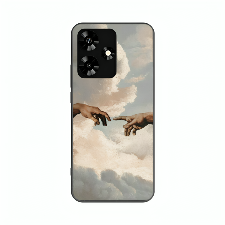 Infinix Hot 30 case featuring 'The Beauty of Almost' Artwork by Libaadah – premium artistic design with metal-glass finish