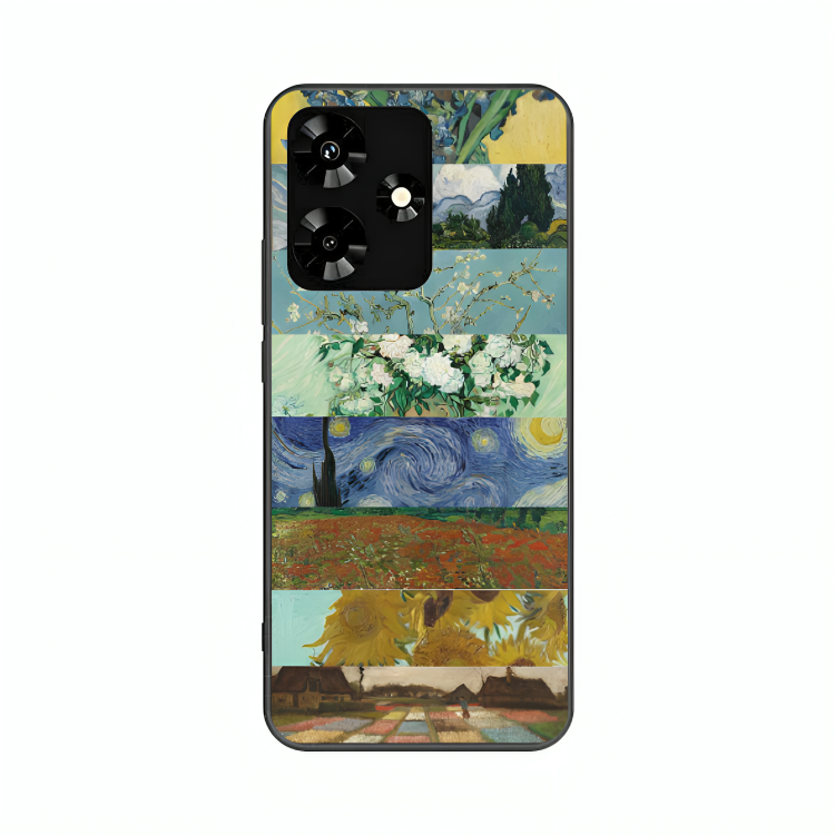 Infinix Hot 30 case featuring 'The Canvas of Time' Artwork by Libaadah – premium artistic design with metal-glass finish