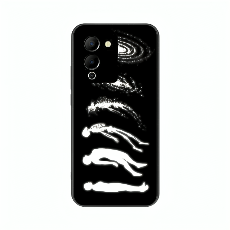 Infinix Note 12 case featuring 'Stars Made of Endings' Artwork by Libaadah – premium artistic design with metal-glass finish