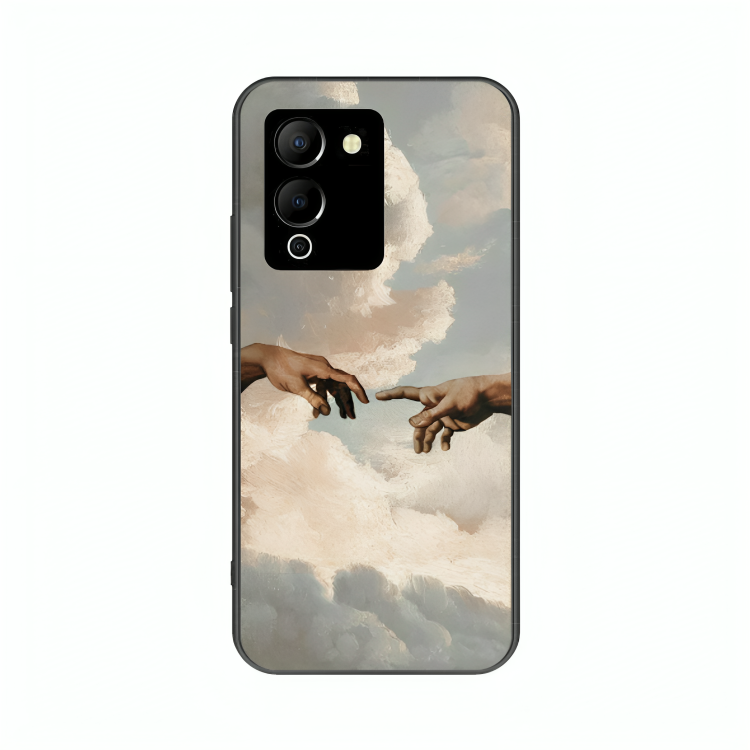Infinix Note 12 case featuring 'The Beauty of Almost' Artwork by Libaadah – premium artistic design with metal-glass finish