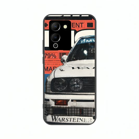 Infinix Note 12 case featuring 'Time Machine Without Time' Artwork by Libaadah – premium artistic design with metal-glass finish