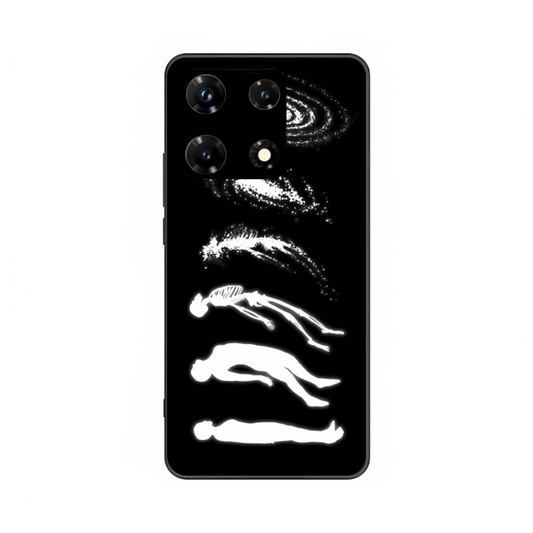 Infinix Note 30 Pro case featuring 'Stars Made of Endings' Artwork by Libaadah – premium artistic design with metal-glass finish