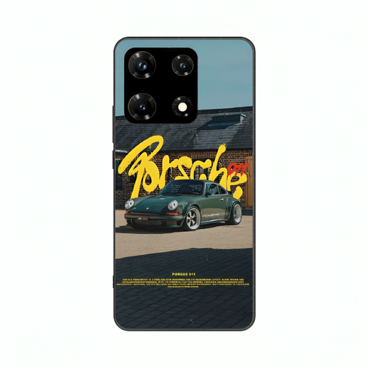 Infinix Note 30 Pro case featuring 'The Future of Yesterday' Artwork by Libaadah – premium artistic design with metal-glass finish
