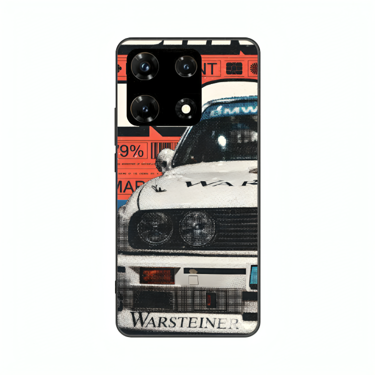 Infinix Note 30 Pro case featuring 'Time Machine Without Time' Artwork by Libaadah – premium artistic design with metal-glass finish