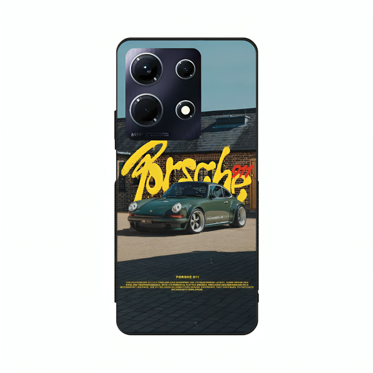 Infinix Note 30 case featuring 'The Future of Yesterday' Artwork by Libaadah – premium artistic design with metal-glass finish