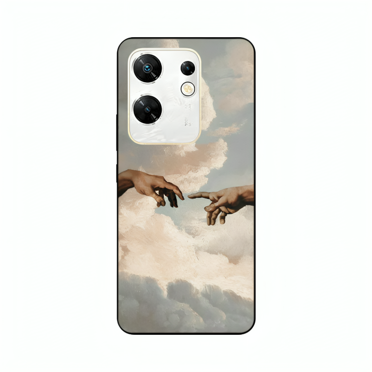 Infinix Zero 30 case featuring 'The Beauty of Almost' Artwork by Libaadah – premium artistic design with metal-glass finish