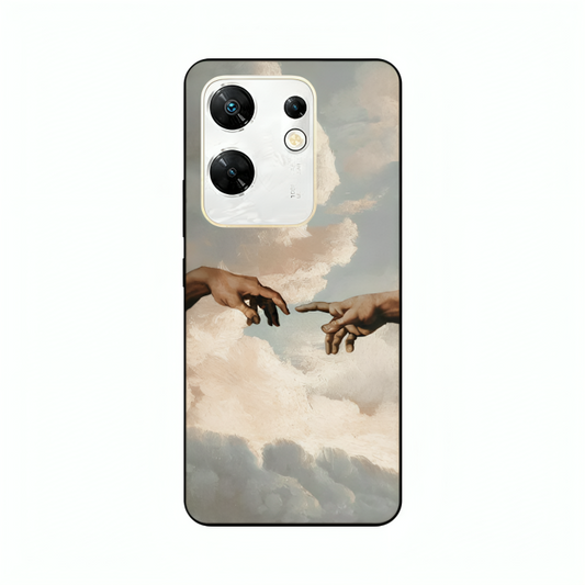 Infinix Zero 30 case featuring 'The Beauty of Almost' Artwork by Libaadah – premium artistic design with metal-glass finish
