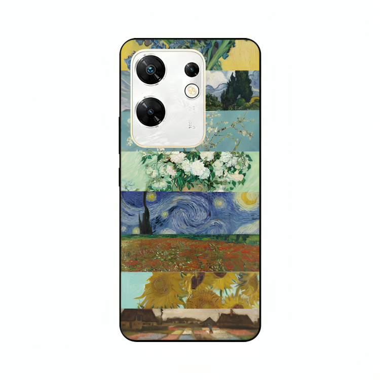 Infinix Zero 30 case featuring 'The Canvas of Time' Artwork by Libaadah – premium artistic design with metal-glass finish