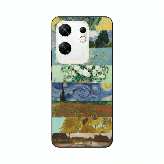 Infinix Zero 30 case featuring 'The Canvas of Time' Artwork by Libaadah – premium artistic design with metal-glass finish