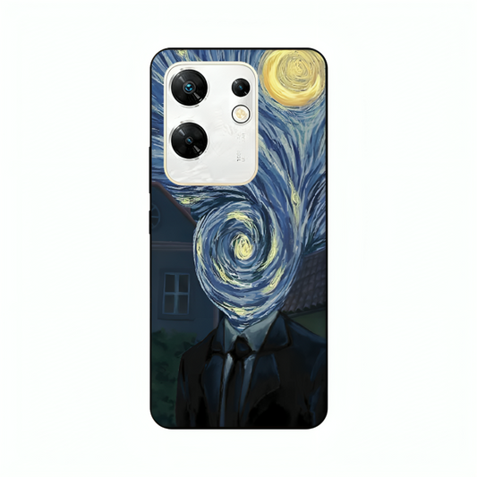 Infinix Zero 30 case featuring 'Thoughts Full of Starry Sky' Artwork by Libaadah – premium artistic design with metal-glass finish