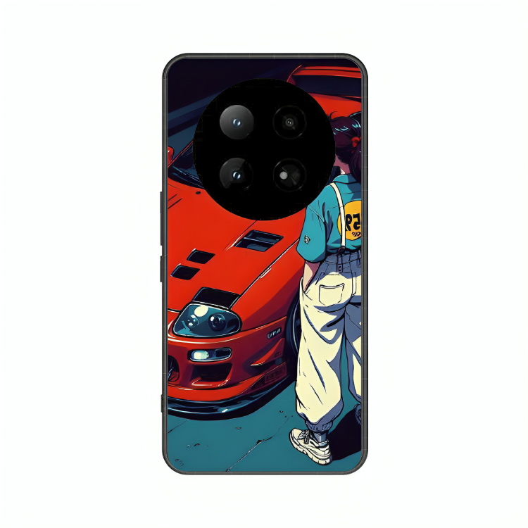 Infinix Zero 40 case featuring 'Tomorrow Wears Yesterday' Artwork by Libaadah – premium artistic design with metal-glass finish
