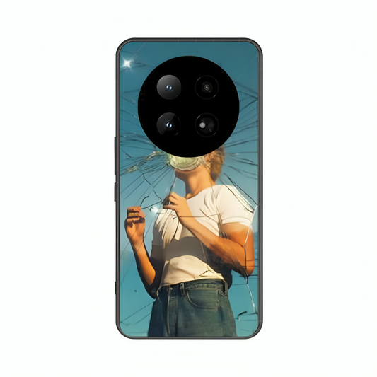 Infinix Zero 40 case featuring 'What' Artwork by Libaadah – premium artistic design with metal-glass finish