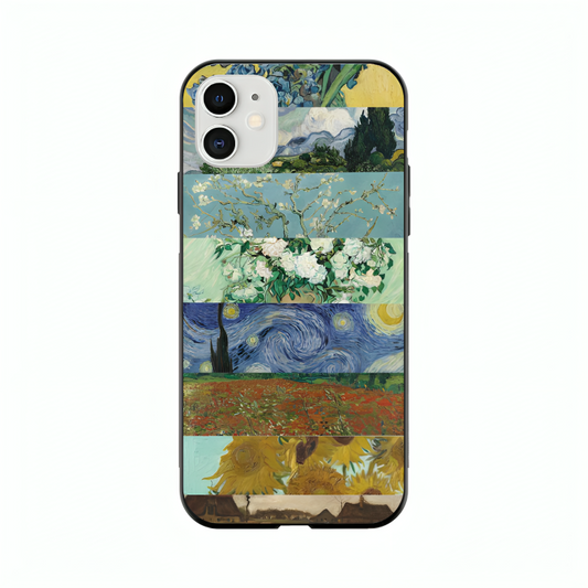 iPhone 12 case featuring 'The Canvas of Time' Artwork by Libaadah – premium artistic design with metal-glass finish