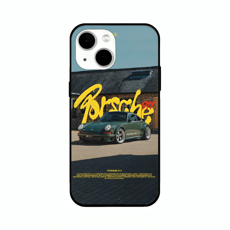 iPhone 13 mini case featuring 'The Future of Yesterday' Artwork by Libaadah – premium artistic design with metal-glass finish