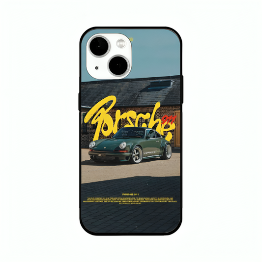 iPhone 13 case featuring 'The Future of Yesterday' Artwork by Libaadah – premium artistic design with metal-glass finish