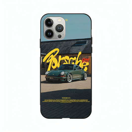 iPhone 14 Pro case featuring 'The Future of Yesterday' Artwork by Libaadah – premium artistic design with metal-glass finish