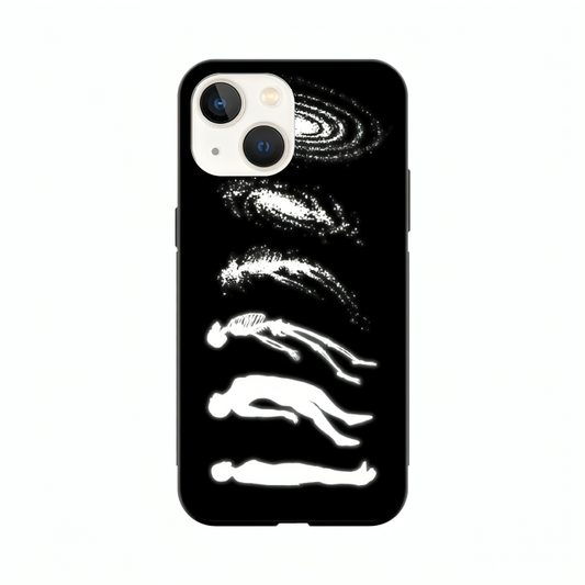 iPhone 15 Plus case featuring 'Stars Made of Endings' Artwork by Libaadah – premium artistic design with metal-glass finish