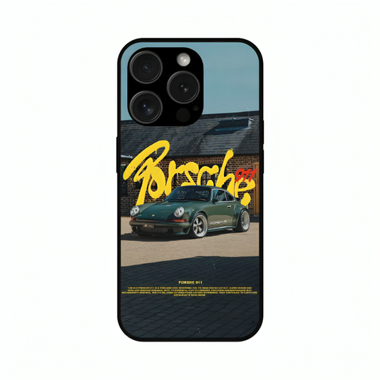 iPhone 15 Pro Max case featuring 'The Future of Yesterday' Artwork by Libaadah – premium artistic design with metal-glass finish