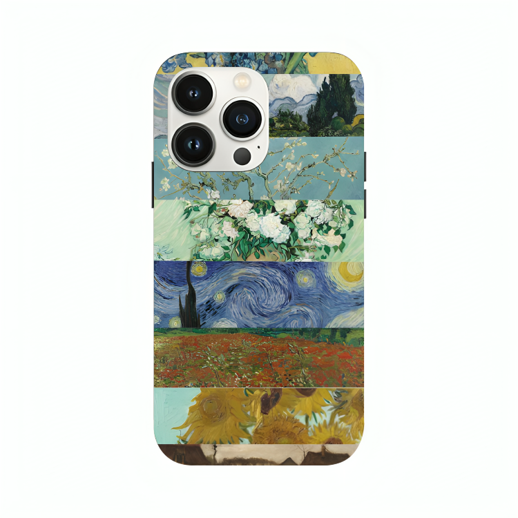 iPhone 16 Pro Max case featuring 'The Canvas of Time' Artwork by Libaadah – premium artistic design with metal-glass finish