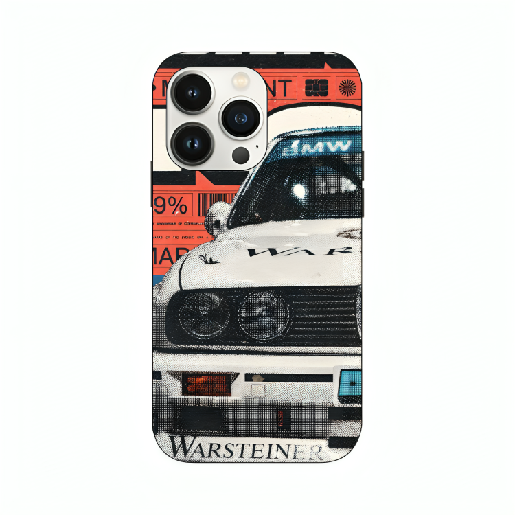 iPhone 16 Pro Max case featuring 'Time Machine Without Time' Artwork by Libaadah – premium artistic design with metal-glass finish