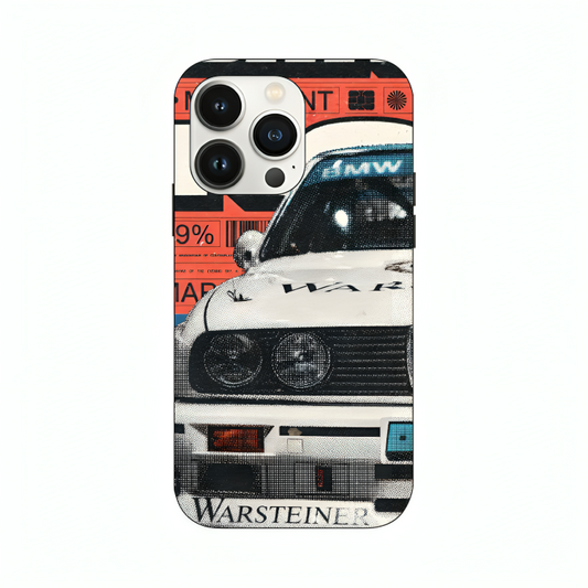 iPhone 16 Pro Max case featuring 'Time Machine Without Time' Artwork by Libaadah – premium artistic design with metal-glass finish