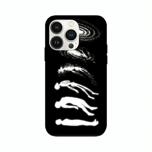 iPhone 16 Pro case featuring 'Stars Made of Endings' Artwork by Libaadah – premium artistic design with metal-glass finish